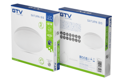Ceiling lamp SATURN BIS LED, Ø475mm, 4000K, 48W, 4020lm, AC220-240V, 50/60 Hz, PF>0,9, IP54, 3y 1208966890