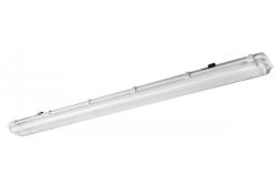 G-TECH Hermetic luminaire, G13, 2xT8 LED 18W, 3600lm, AC220-240V, 50/60Hz, IP65, ABS/PS,120cm,grey 1208966954