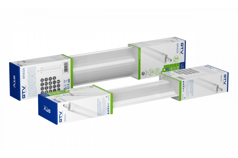 BRAGA hermetic luminaire, 70W, 7000lm, 4000K, AC180-250V, IP65, through-hole, 150 cm 1208966959