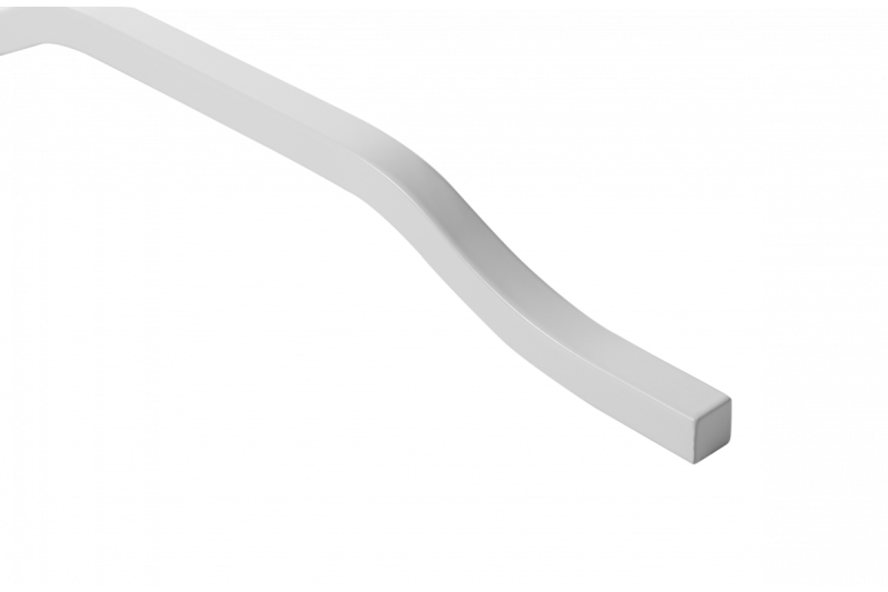 Furniture handle GTV GRAVEL, C=3x352 mm, L= 1200 mm, Al, white matt 1208966972
