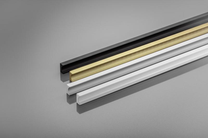 Furniture handle GTV GROOVE, C=3x352 mm, L=1200 mm, Al, matt black 1208966977