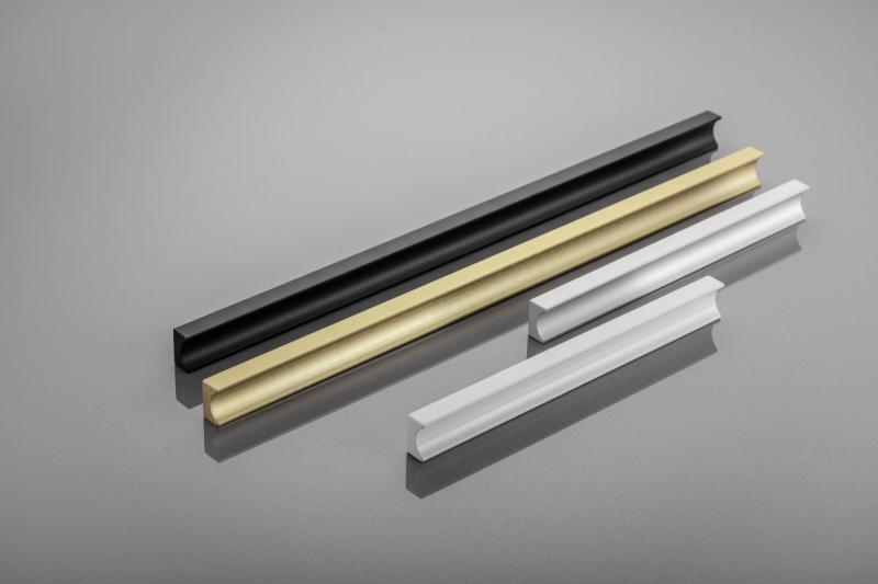 Furniture holder GTV GROOVE, C=160 mm, L=190 mm, Al, aluminium 1208966979