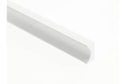 Furniture handle GTV GROOVE, C=160 mm, L=190 mm, Al, white matt 1208966980
