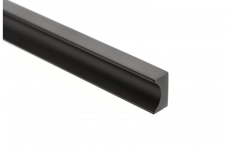 Furniture handle GTV GROOVE, C=160 mm, L=190 mm, Al, matt black 1208966981