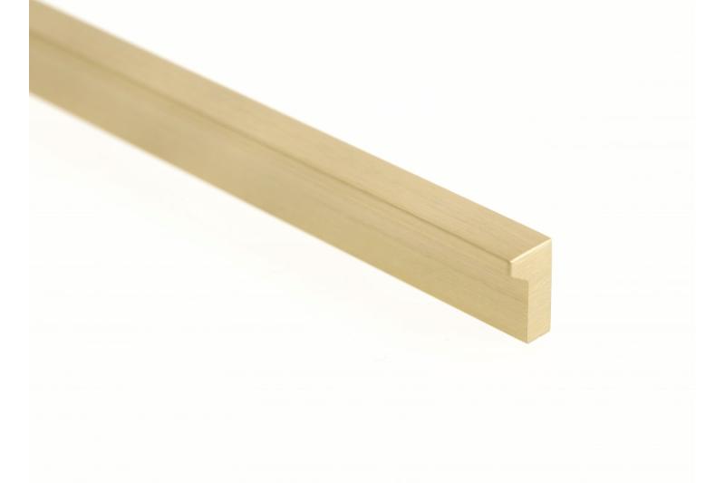 Furniture handle GTV PILLAR, C=3x352 mm, L=1200 mm, Al, light gold brushed 1208966990