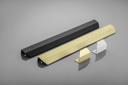 Furniture handle GTV TREX CROSS, C=32 mm, L=50 mm, Al, light brushed gold 1208967007