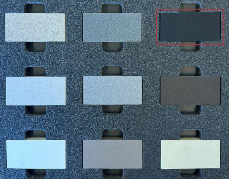 GraniteMy Universal spoelbakken Quartz Graniet kleur Sample ZWART 1208967244