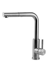 Pure.Sink Elite Steel Spark-S keukenkraan RVS met uittrekbare uitloop PS8041-02