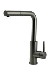 Pure.Sink Elite Steel Spark-S keukenkraan PVD Gun metal met uittrekbare uitloop PS8041-61