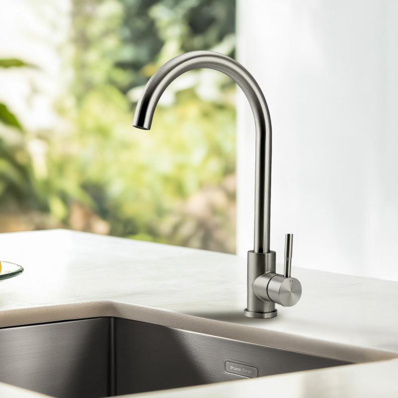 Pure.Sink Elite Steel Stream keukenkraan RVS PS8044-02