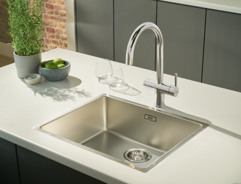 Franke Maris water hub 7L boiler 3-1 met Touch electronische kokend water kraan chroom 160.0713.580