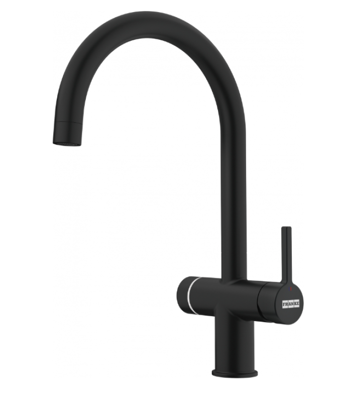 Franke Maris water hub 7L boiler 3-1 met Touch electronische kokend water kraan mat zwart met waterhub bypass 1208967856