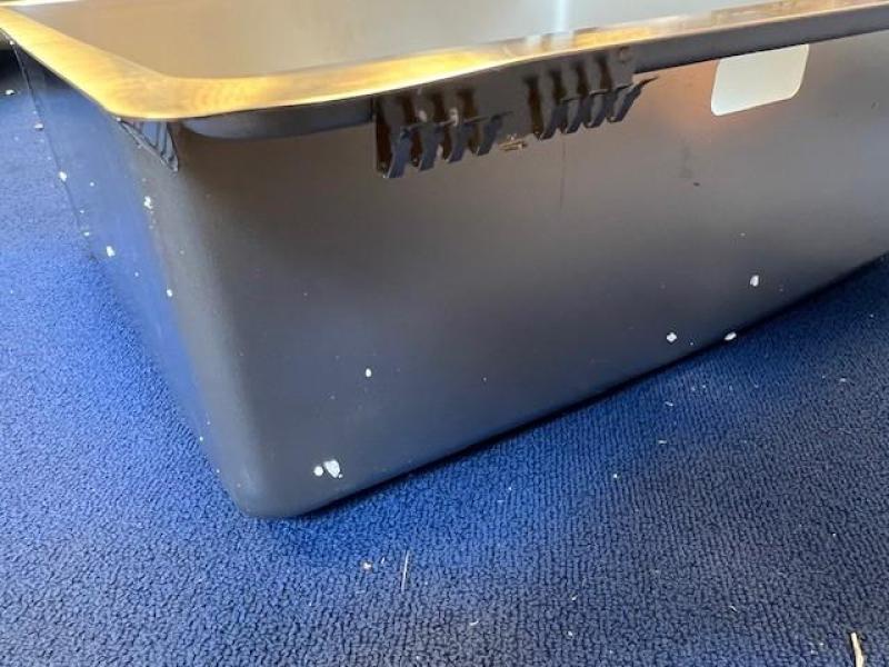 OUTLET Schadebak! Franke Maris MRX 210.50 spoelbak met kraangatbank vlakinbouw 53x51cm 1208968062