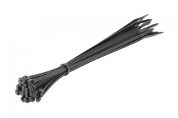 Hoegert Nylon kabelbinders 3,6 x 200 mm 25 stuks zwart