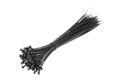 Hoegert Nylon Kabelbinders 4,8 x 370 mm 100 stuks Zwart