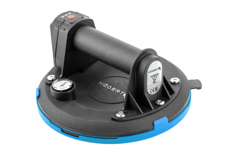 Hoegert 200 mm snoerloze zuignap met manometer