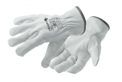KINZIG leather gloves Driver (goatskin) white 11