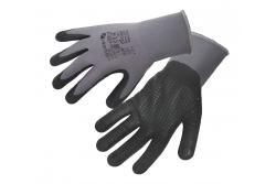 BODE nitrile-coated Microfoam protective gloves grey/black 9