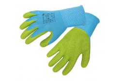 ULLER latex coated gloves blue/green (12 pairs/pack) 11