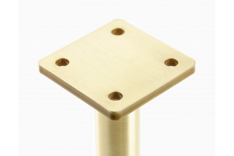 GTV RONDA SIMPLE furniture leg, cantilevered, H=150 mm, fi25 mm, steel, brushed gold