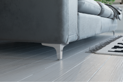 STGY steel foot, 135x135, h=130mm, chrome