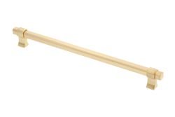 Furniture handle GTV IMPERIAL, C=256 mm, L=290 mm, ZnAl, brushed gold