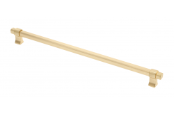 Furniture handle GTV IMPERIAL, C=320 mm, L=354 mm, ZnAl, brushed gold