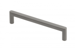 Furniture handle GTV NYXA, C=128 mm, L=138 mm, ZnAl, light graphite