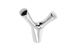 GTV TORNA hanger, double, ZnAl, chrome-plated