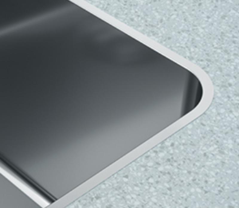 OUTLET  Deuk aan de rand!! Franke Mythos MYX 210.70 rvs spoelbak 70x40cm vlakinbouw 1208970789