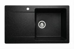 Graniteland Liri Granieten Arduin hardsteen look spoelbak met afdruipgedeelte 765x448 mm 1208971437