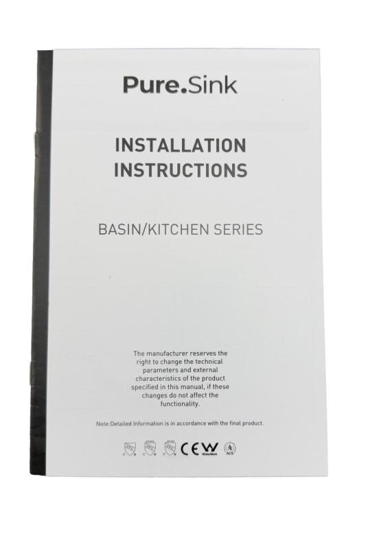 Pure.Sink Elite Steel Pulse-S keukenkraan PVD geborsteld goud  met uittrekbare uitloop en sproeistand  PS8500-60