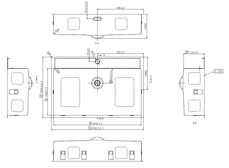 Pure.Sink Exclusivo Koperen Grote Spoelbak 75x40cm Tapwing met Kraangat BB7540T-62