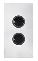 Indux Corner Еnergiezuil met 2 Stopcontacten Randaarde Wit 1208972293