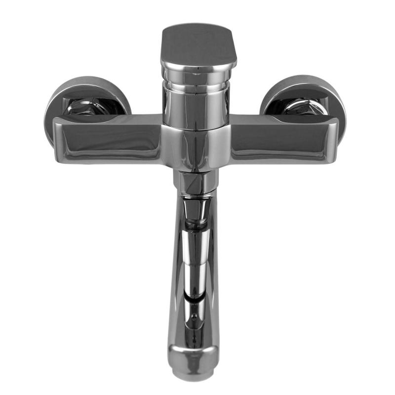 Aquanello Casa Eenhendel Keuken Muurkraan Chroom met uitloop 15 cm CR-1415-CS