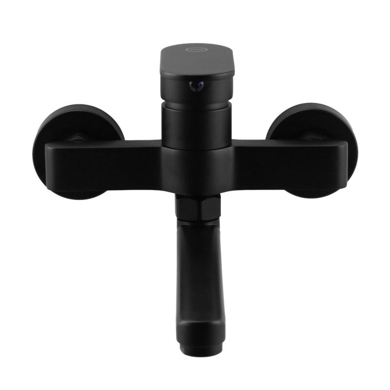 Aquanello Casa Eenhendel Keuken Muurkraan Zwart met uitloop 20 cm BL-1420-CS