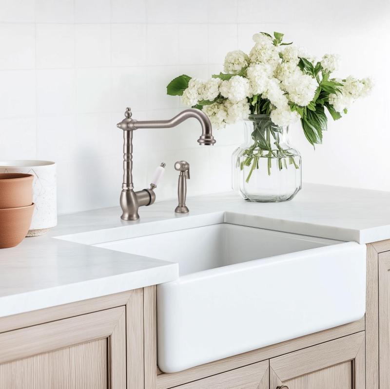 PB Nostalgische Uittrekbare Keuken Handdouche Klassiek RVS