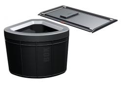 Franke Sorter Solo 60 draaibaar afvalsysteem aan deur 40 liter afvalemmer met koolstoffilter 1210307572